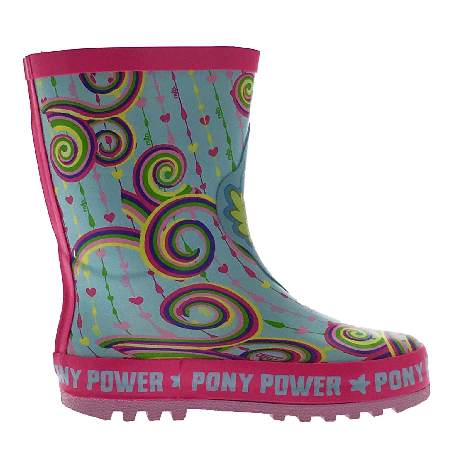 My Little Pony Rubber Wellies Wellington Boots Wellys Snow Boots Girls